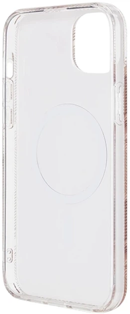 Etui plecki Guess IML GCube MagSafe do Apple iPhone 15/14/13 Brown (3666339222123) - obraz 7