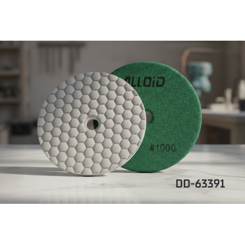 Alloid Pro. Круг алмазный шлифовальный на липучке HEXAGON 100 мм, зерно 1000 - изображение 3