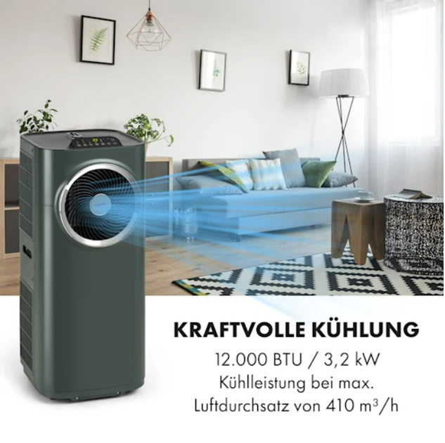 БУ Мобильный Кондиционер Klarstein Kraftwerk Smart 12K Air Conditioner 3-in-1 12000 BTU+приложение управления - Фото 7 БУ Мобильный Кондиционер Klarstein Kraftwerk Smart 12K Air Conditioner 3-in-1 12000 BTU+приложение управления - изображение 7