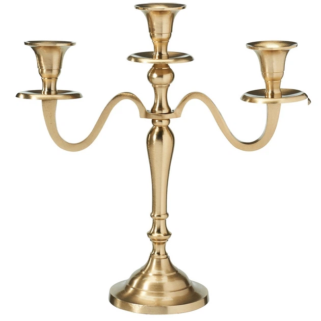 Świecznik Home & Styling Collection 30 cm Złoty (8721037588409) - obraz 2