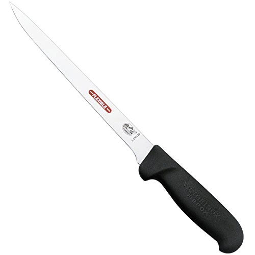Nóż do filetowania Victorinox Fibrox 200 mm Czarny (7611160502155) - obraz 1