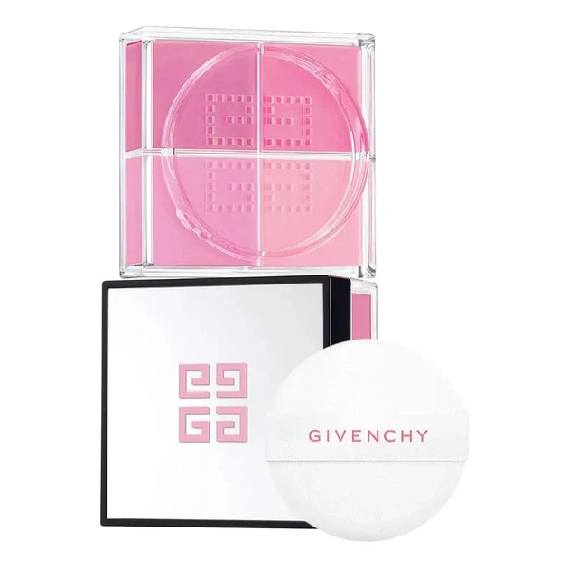 Розсипчаста пудра-рум'яна для обличчя Givenchy Prisme Libre Blush n°01 Mousseline Lilas 6g - зображення 2