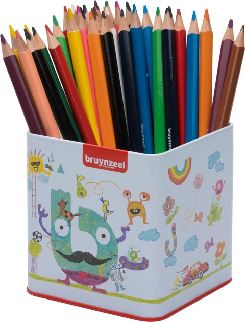 Zestaw kolorowych kredek Bruynzeel Triple colour 48 szt. (8712079434489) - obraz 1