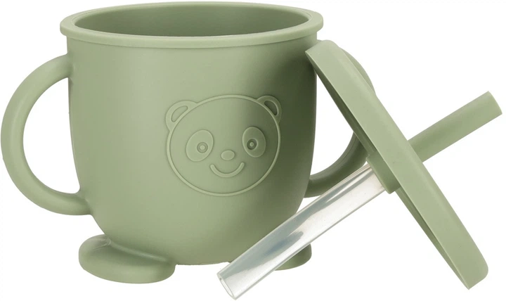 Набір посуду для годування дітей Ikonka зелений 8 елементів (5903039751149) - зображення 9
