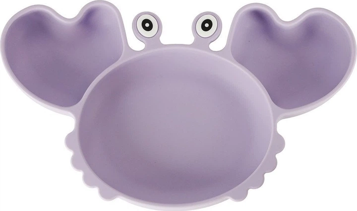 Набір посуду для годування дітей Ikonka фіолетовий 9 елементів (5903039740785) - зображення 3