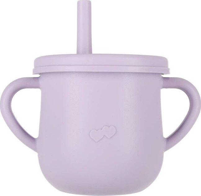 Набір посуду для годування дітей Ikonka фіолетовий 9 елементів (5903039740785) - зображення 12