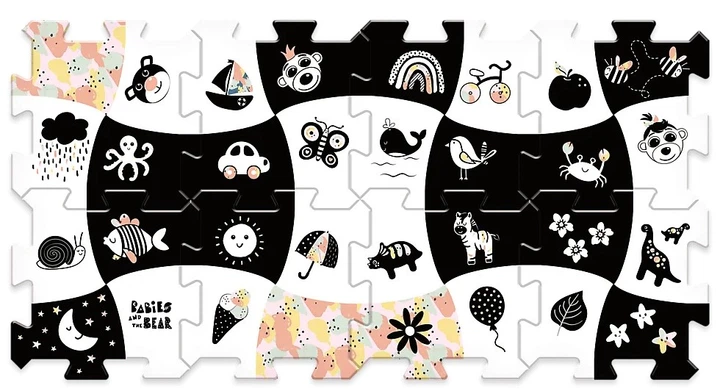 Ігровий килимок Trefl Малюки та Ведмедик Контрастний (61616) (5900511616163) - зображення 2