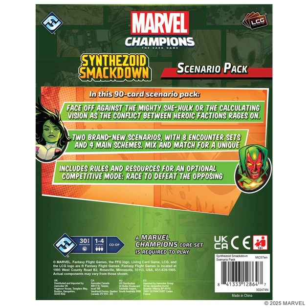 Dodatek do gry planszowej Fantasy Flight Games Marvel Champions: Scenario Pack - Synthezoid Smackdown (edycja angielska) (0841333131364) - obraz 3