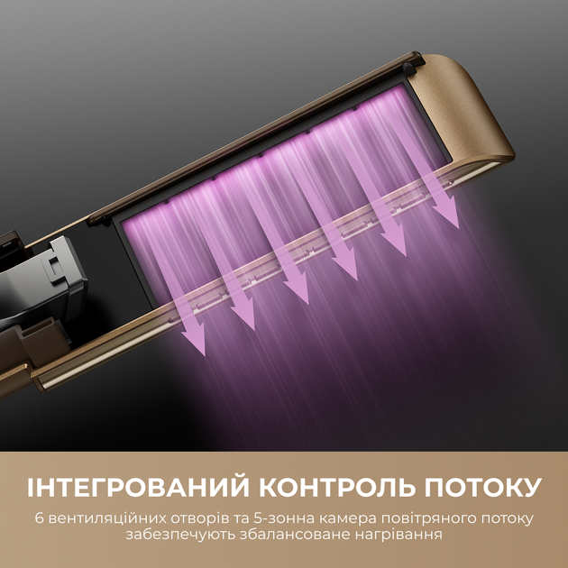 Фен-выпрямитель Dreame Aero Straight Gold AMA10A - Фото 4 Фен-выпрямитель Dreame Aero Straight Gold AMA10A - изображение 4