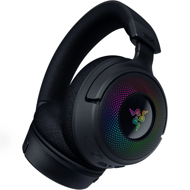 Гарнитура игровая Kraken V4, USB-A/WL/BT, RGB, черный Razer (2000003390762) - Фото 2 Гарнитура игровая Kraken V4, USB-A/WL/BT, RGB, черный Razer (2000003390762) - изображение 2