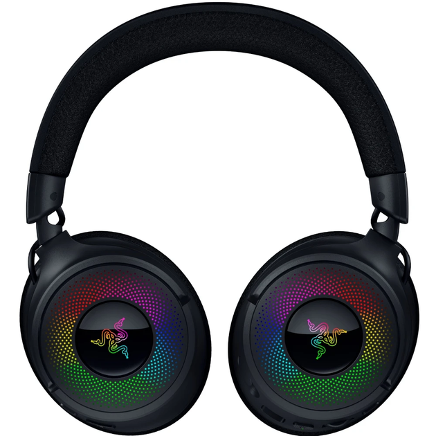 Гарнитура игровая Kraken V4, USB-A/WL/BT, RGB, черный Razer (2000003390762) - Фото 5 Гарнитура игровая Kraken V4, USB-A/WL/BT, RGB, черный Razer (2000003390762) - изображение 5