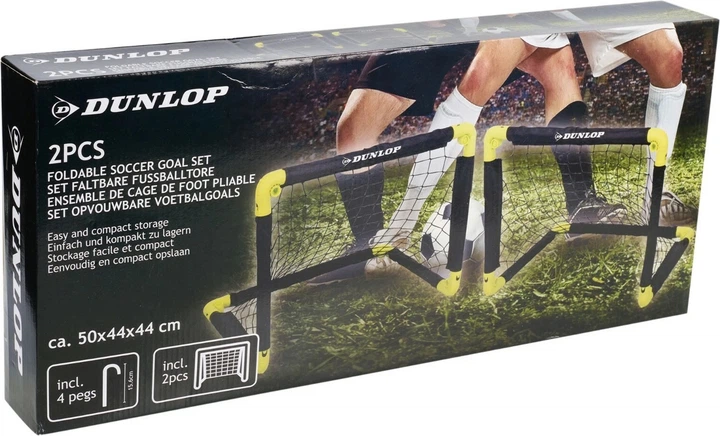 Zestaw bramek piłkarskich Dunlop 50 x 44 x 44 cm 2 szt. (8711252133584) - obraz 4