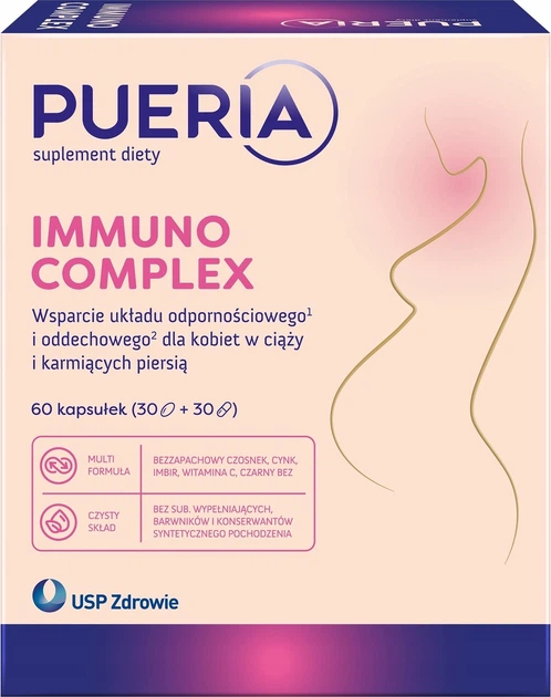 Дієтична добавка Pueria Immuno Complex 60 капсул (5904569251376) - зображення 1