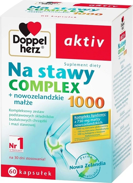 Suplement diety Doppelherz Aktiv Na stawy Complex 60 kapsułek (4009932579680) - obraz 1