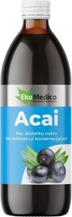 Suplement diety EkaMedica Acai sok 500 ml (5902596671419) - obraz 1