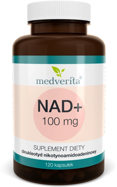 Suplement diety Medverita NAD+ 100 mg 120 kapsułek (5903686581359) - obraz 1