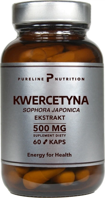 Дієтична добавка MedFuture Pureline Nutrition Кверцетин 500 мг 60 капсул (5907589317718) - зображення 1