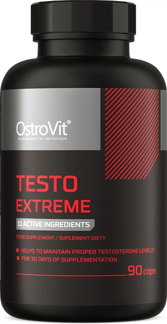 Дієтична добавка OstroVit Testo Extreme 90 капсул (5903933911946) - зображення 1