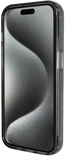 Etui plecki Guess Ring Stand Script Glitter MagSafe do Apple iPhone 15/14/13 Black (3666339156329) - obraz 5