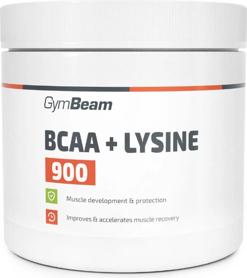 Suplement diety GymBeam BCAA + Lysine 900 300 tabletek (8586022213700) - obraz 1