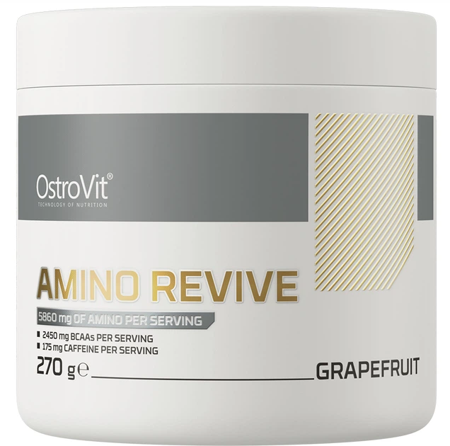 Suplement diety OstroVit Amino Revive Smak grejpfrutowy 270 g (5903933918730) - obraz 1