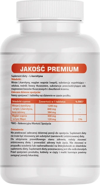 Дієтична добавка MedFuture L-Karnityna 60 таблеток (5907589310078) - зображення 2