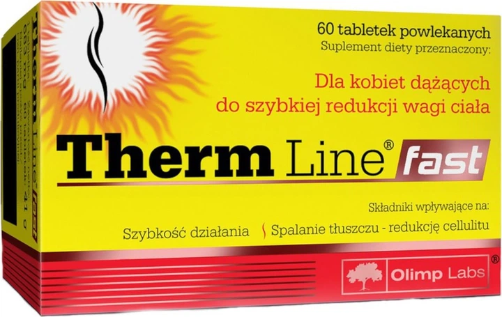 Suplement diety Olimp Therm Line Fast 60 tabletek (5901330041310) - obraz 1