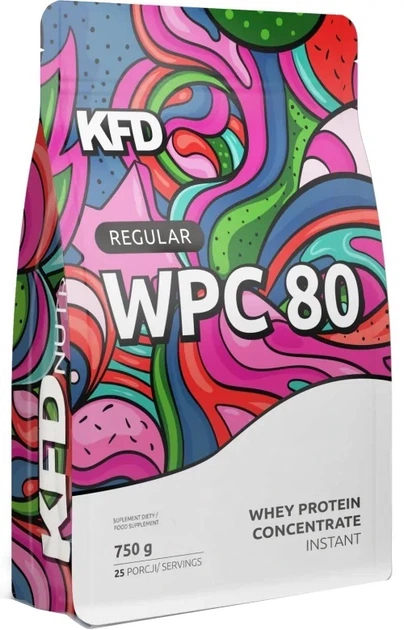 Odżywka białkowa KFD Regular WPC 80 Smak jogurtowo - wiśniowy 750 g (5901947662069) - obraz 1