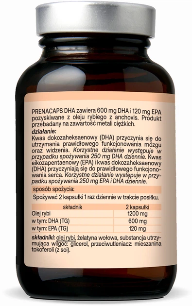 Suplement diety Formeds Prenacaps DHA 60 kapsułek (5903148620602) - obraz 2
