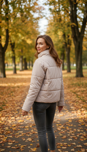 Куртка Amazonka 40 Бежевый (AF-237-Light-beige) - изображение 3