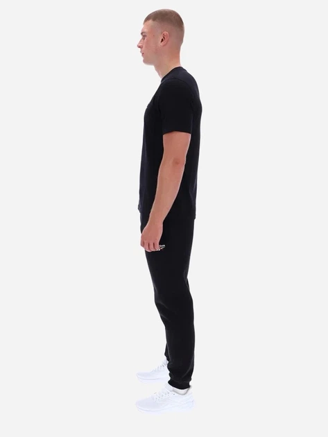 Футболка бавовняна довга чоловіча Reebok Bruno Big Logo Crew Neck Ss 100240887 S Чорна (1200175458524) - зображення 3