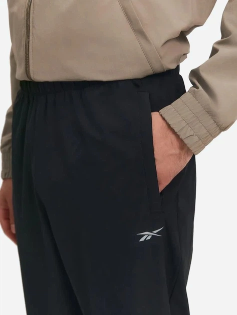 Спортивні штани чоловічі Reebok Desmond Slim Leg Training J 100242074 L Чорні (1200175836643) - зображення 5