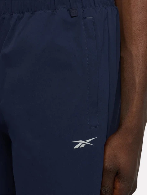 Spodnie sportowe męskie Reebok Desmond Slim Leg Training J 100242075 M Granatowe (1200175837275) - obraz 4
