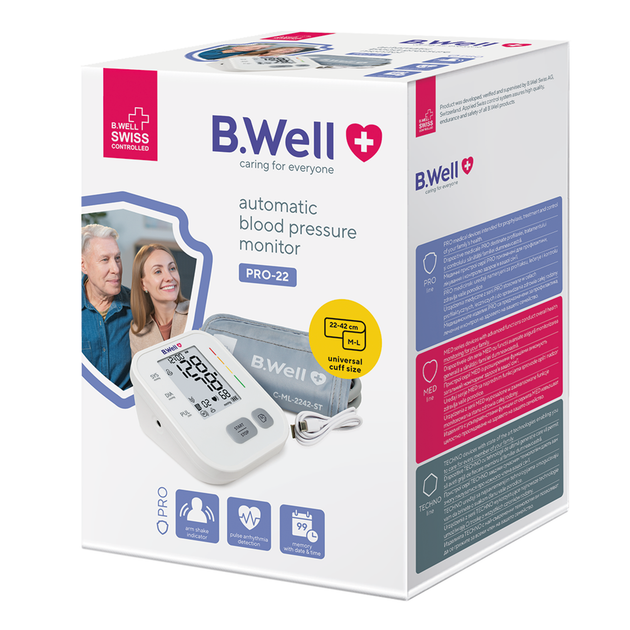 Автоматичний тонометр B.Well PRO-22 - зображення 4