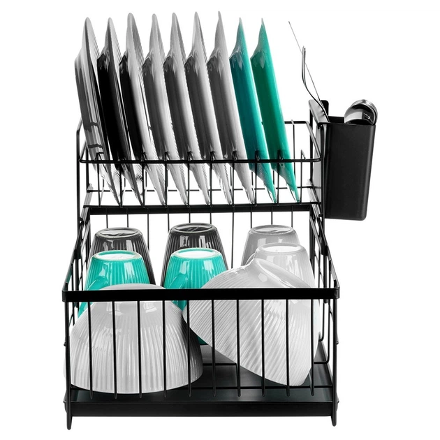 Сушарка для посуду Vilde 2-рівнева 42 x 28 x 28 см (5904316497132) - зображення 5