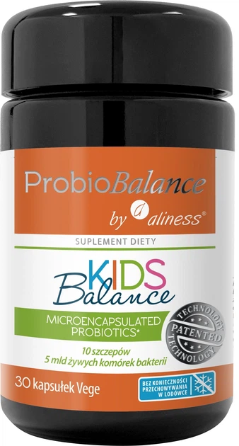 Дієтична добавка Aliness ProbioBalance Kids Balance 30 капсул (5903242580338) - зображення 1