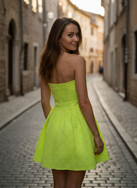 Сарафан MTP 42 Кислотно-жовтий (PVM-858331-Light-green) - зображення 3