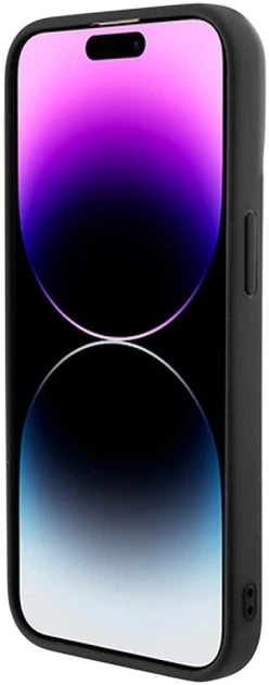 Etui plecki Guess GCube Stripes MagSafe do Apple iPhone 15 Pro Max Black (3666339194734) - obraz 5