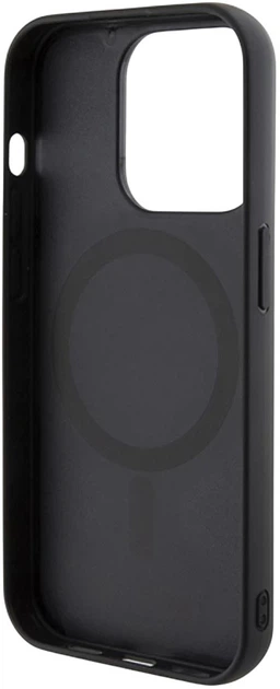 Etui plecki Guess GCube Stripes MagSafe do Apple iPhone 15 Pro Max Black (3666339194734) - obraz 7