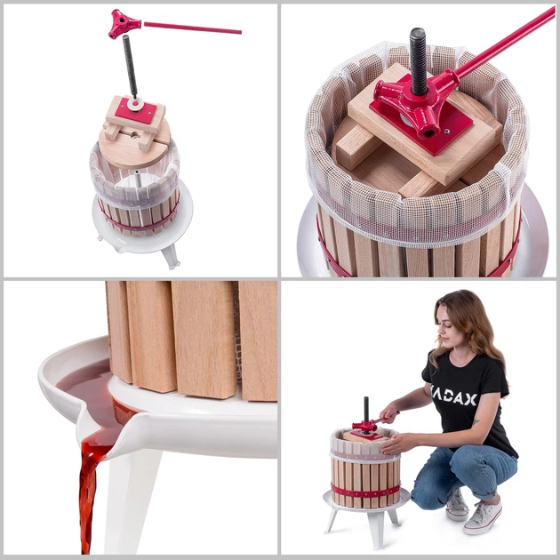 Соковижималка для фруктів Kadax Silba з фільтром 12 л (5903699496565) - зображення 4