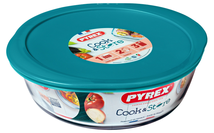 Форма з кришкою Cook&Store, 20х18х7 см (1л) Pyrex (kuh0016056) - Фото 3 Форма з кришкою Cook&Store, 20х18х7 см (1л) Pyrex (kuh0016056) - зображення 3