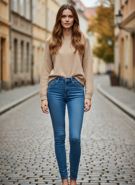 Джинси H&M W29 Синій (HM-03992568--Blue) - Фото 1 Джинси H&M W29 Синій (HM-03992568--Blue) - зображення 1