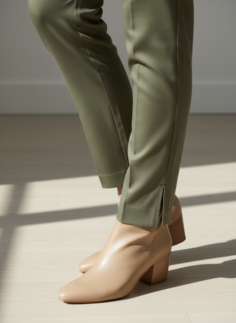 Брюки H&M 36 Хаки (HM-04346355-Khaki) - Фото 6 Брюки H&M 36 Хаки (HM-04346355-Khaki) - изображение 6