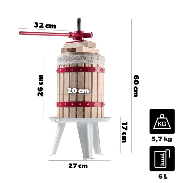Соковижималка для фруктів Kadax Silba з фільтром 6 л (5903699487877) - зображення 3