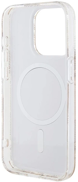 Etui plecki Guess IML GCube MagSafe do Apple iPhone 15 Pro Max Brown (3666339222154) - obraz 7