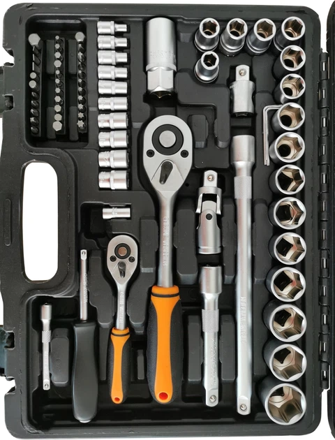 Zestaw kluczy nasadowych OKKO 4 - 40 mm 1/4" 1/2" 72 szt. VG051 (4772013196846) - obraz 5