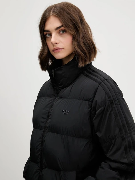 Пуховик зимний длинный женский Adidas Originals Adicolor JX2957 M Черный (4068808523493) - изображение 9