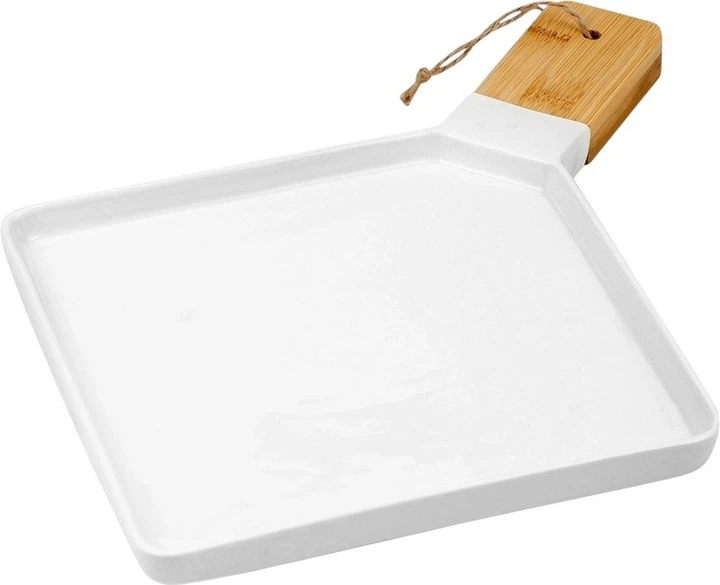 Talerz do serwowania Nava Terrestrial porcelanowy Biały 44.5 x 2.5 x 35 cm (O-10-263-027) - obraz 1