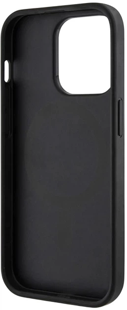 Etui plecki Guess 4G Printed Stripes MagSafe do Apple iPhone 15 Pro Max Black (3666339209742) - obraz 5