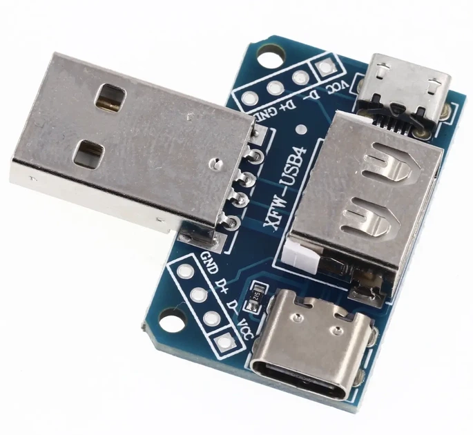 USB, Type-C, micro USB адаптер, розпинання - Фото 3 USB, Type-C, micro USB адаптер, розпинання - зображення 3